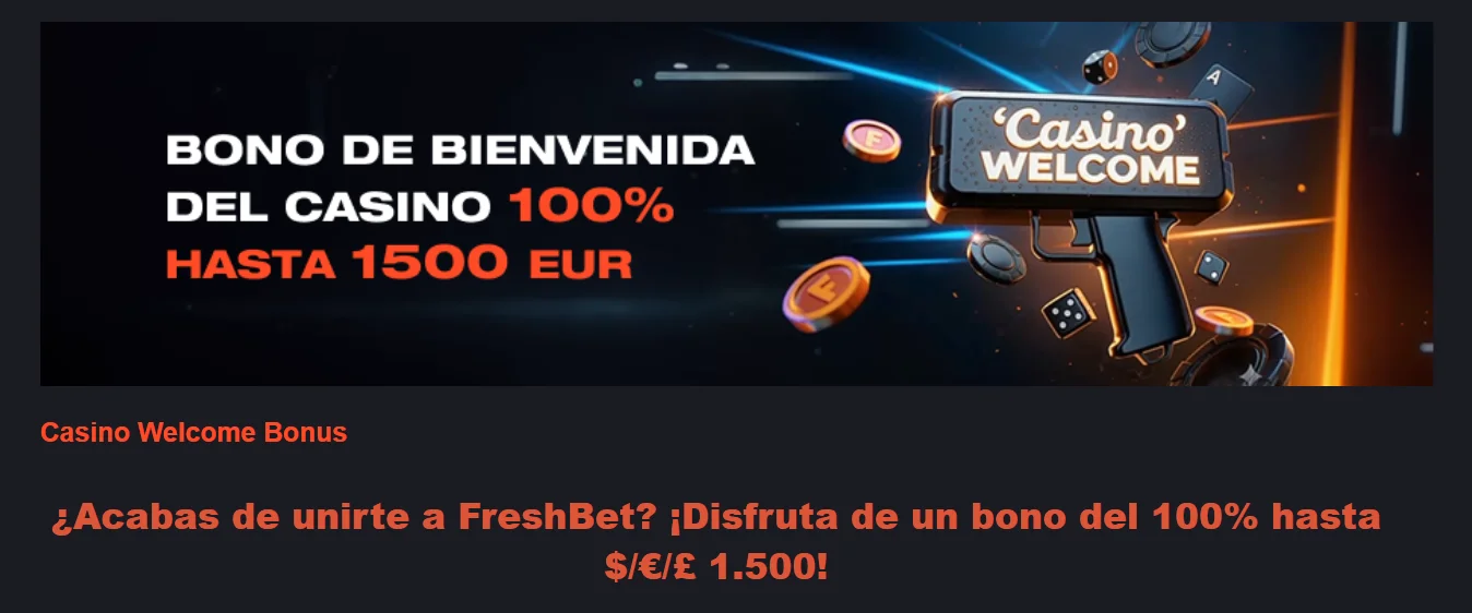 Freshbet Bono de Bienvenida